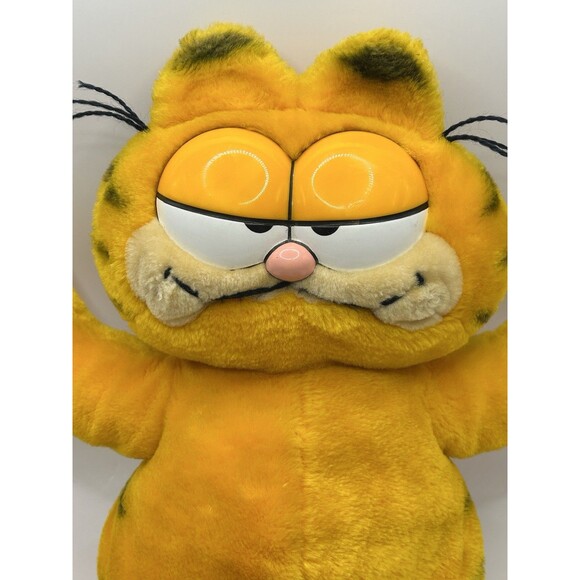 Vintage Garfield Plush Creations by Dakin & Co 1978 1981 Large Orange Cat 18” - Picture 4 of 11
